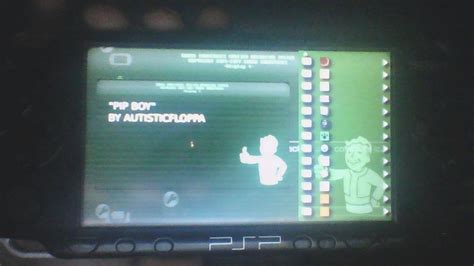 Non Modded Ptf Pip Boy Theme For Psp By Autistic Floppa Requested By