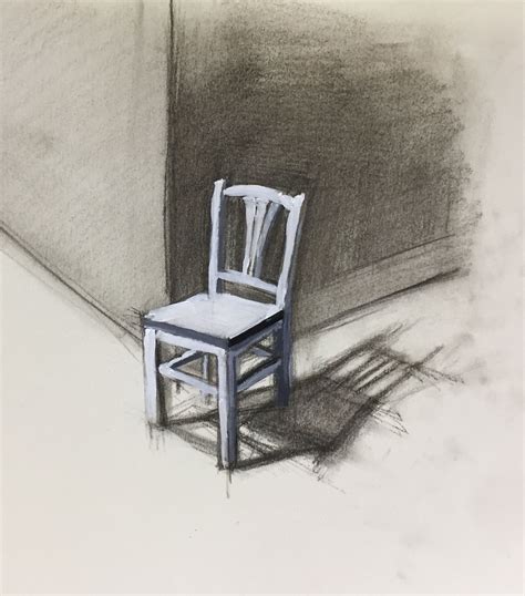 Chair Drawing Practise By A High School Student In China Trying To Use