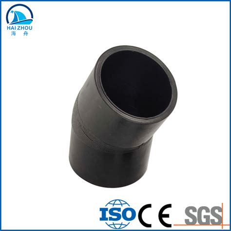 High Quality Hdpe Pipe Hot Fusion Fittings Elbow Hdpe Pipe Connector Fitting Hdpe Butt Fusion