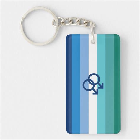 MLM Gay Male Pride Flag Keychain Zazzle