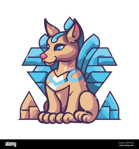Cat God Stock Vector Images Alamy