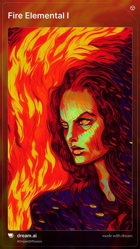 Fire Elemental I By Lok1san On Deviantart