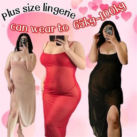 Jual Lingerie Jumbo Baju Tidur Jumbo Transparan Wanita Sexy Big Size Baju Can Wear To Kg