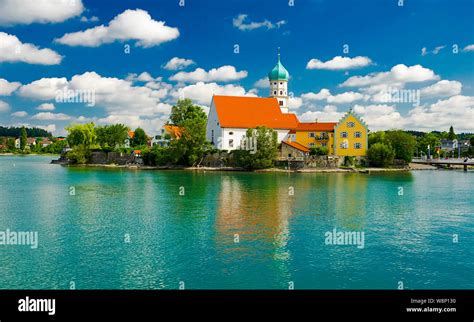 Wasserburg At Lake Constance Bavaria Germany Stock Photo Alamy