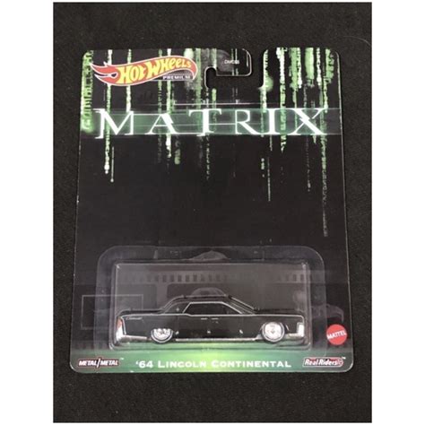 風火輪 hot wheels 駭客任務 matrix lincoln continental 電影 精裝 膠胎 蝦皮購物