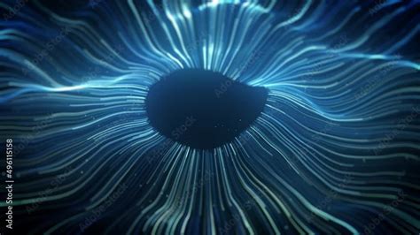 Abstract Circular Shockwave Explosion Background Loop 4k Animation Of