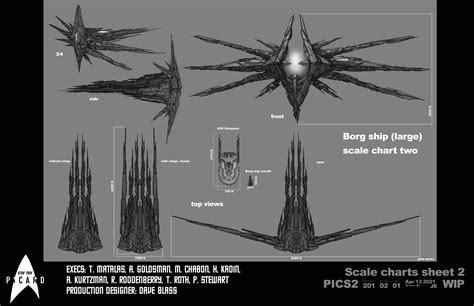 Borg Queens Ship John Eaves Concept Art Rstartrekstarships
