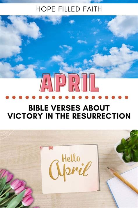 31 Bible Verses For April Victory In The Resurrection