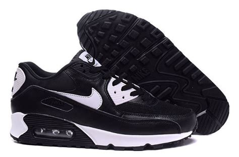 Unisex Nike Wmns Air Max 90 Essential Black White Metallic Silver 616730 023 Running Shoes