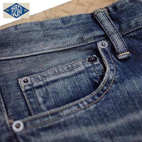 NAKED SUN ネイキッドサン ポケットストレッチ タイト フレアデニム PKT STRETCH TIGHT FLARE インディゴUSED nks