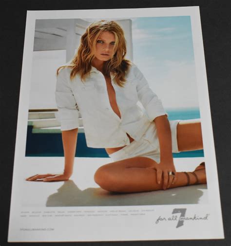 Print Ad Sexy Fashion Blonde Lady Long Legs Feminine For All Mankind ATSL EBay