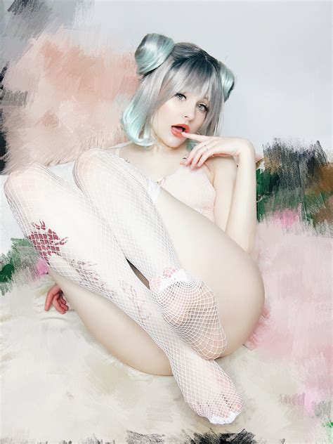 Self White Fishnet Thighhighs Ri Care Porn Pic