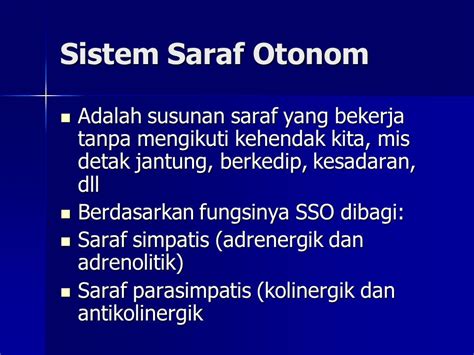 Gambar Sistem Saraf Otonom Serat