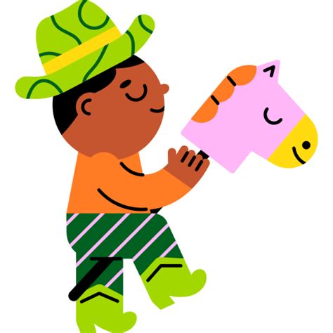 Sticker Cow Boy Harmony Flat Freepik