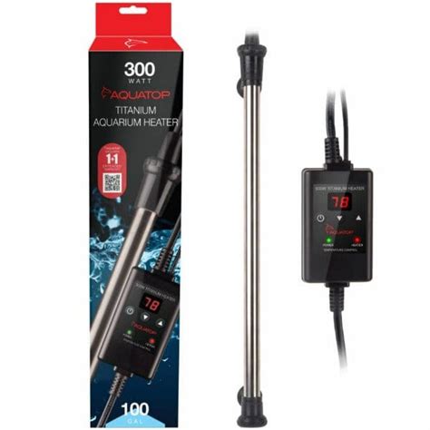 Aquatop Submersible Titanium Heater With Controller Available In Diff