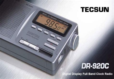 Tecsun DR-920C FM/MW/SW Digital Portable Receiver – Unicom Radio