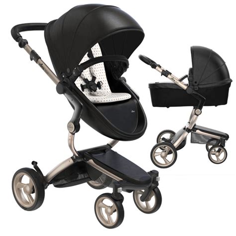 Детская коляска трансформер Mima Xari 2в1 Black/Sandy Beige на шасси ...