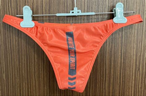 EGDE IGNITE Super Low Rise Bikini Underwear Orange Men S Fashion Bottoms New Underwear On
