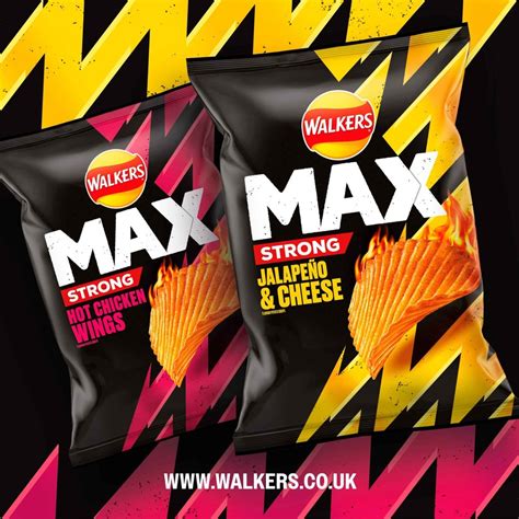 Walkers Max Strong Hot Chicken Wings Sharing Crisps Morrisons Online Groceries Offers