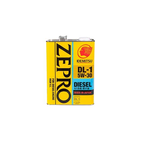 Масло моторное Zepro Diesel DL-1 5W-30 4 л IDEMITSU 2156004 - выгодная ...