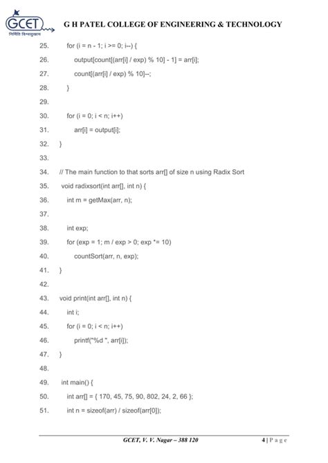 Data Structure Radix Sort PDF