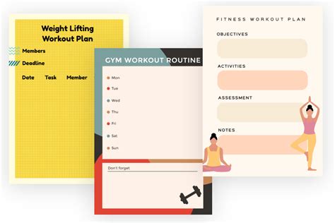 Workout Planner Build Your Workout Routine Free Fotor