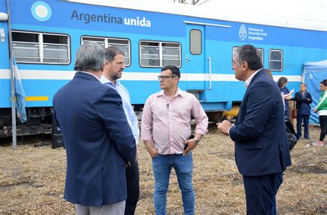 NEDIANI ACOMPAÑÓ LA LLEGADA DEL TREN DE DESARROLLO SOCIAL Y SANITARIO