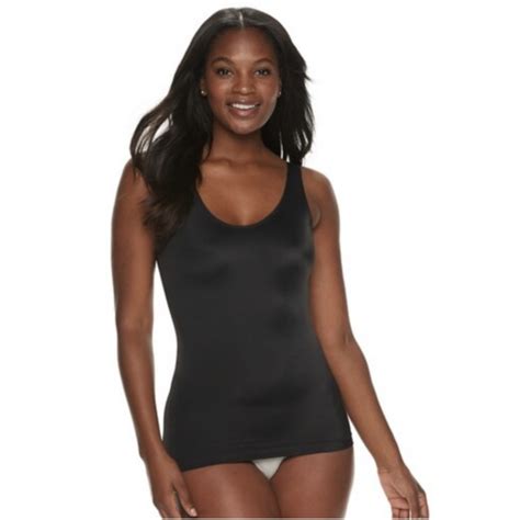 Spanx Intimates Sleepwear Red Hot Spanx Shaping Black Way Tank Top Slip Poshmark