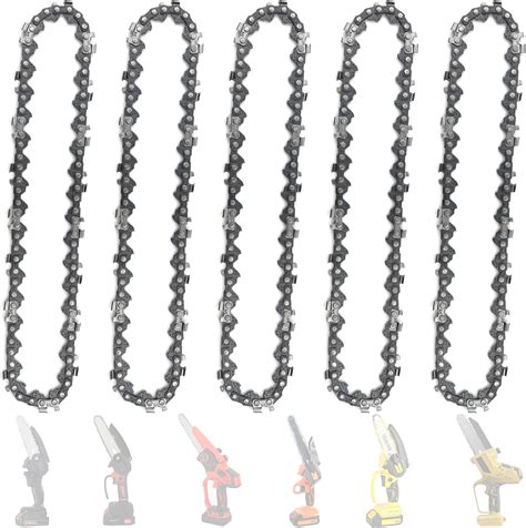 Saker 6 Inch Mini Chainsaw Chain Replacement 2 Pcs Chains