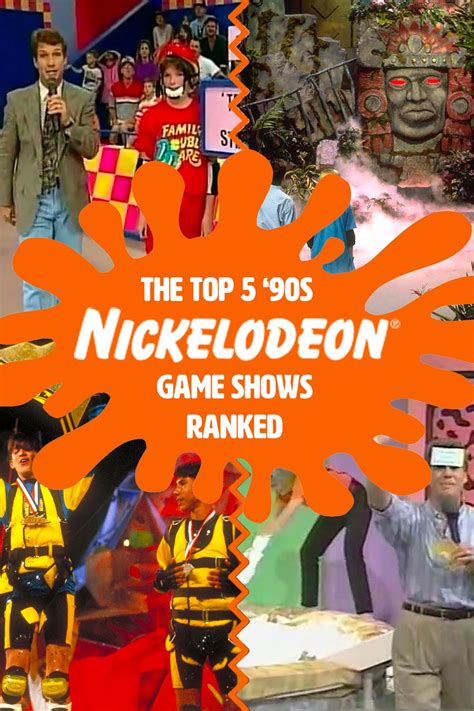 The Top 5 90s Nickelodeon Game Shows Ranked Nickelodeon Game Shows