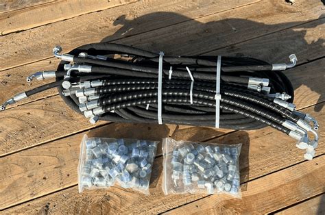 Mini Excavator Hydraulic Hose And Fitting Replacement Pack Newunused