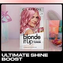 Clairol Blonde It Up Crystal Toners Rose Quartz Demi Permanent Hair Colour Blonde Toner
