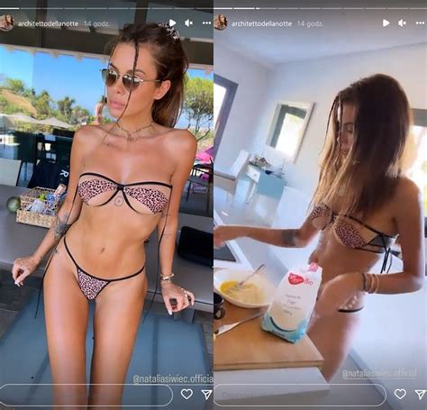 Mariusz Raduszewski flirtuje z przyodzianą w mikroskopijne bikini