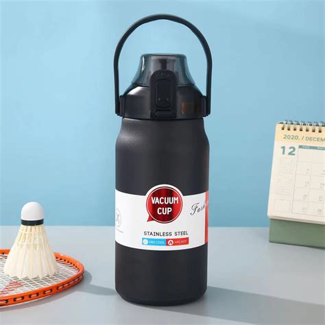 Topmall Thermal Tumbler Hot Cold Water Vacuum Flask Sus Stainless Steel Insulation Bottle