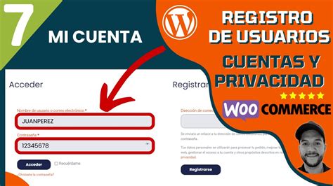 Ajustes De Cuentas Y Privacidad En Woocommerce Curso Tienda Virtual 2023 Video 7 Youtube