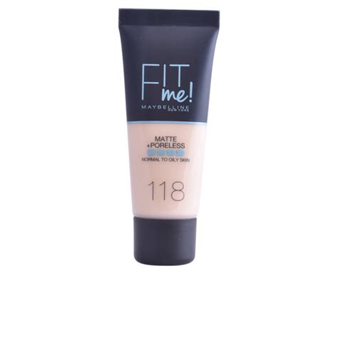 Maybelline Fit Me Matte Poreless Foundation 118 Nude