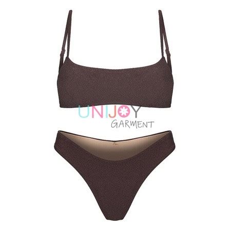 Custom Underwire Terry Cloth Swimwear Towelling Bikini Manufacturer Unijoy