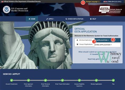 usa esta   apply  step  step guide whitneys travel