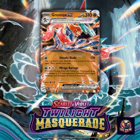 Pokemon TCG Greninja EX Twilight Masquerade | Shopee Malaysia