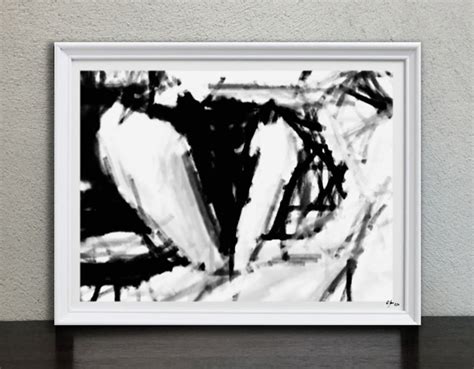 Black White Modern Art Bild Akt Nude Erotik Abstrakt Kunst Neu Gem Ss Beschreibung In St