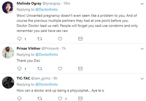 Doctor Receives Heat After He Said If You Want To Enjoy Sex Do It Raw There S No Enjoyment