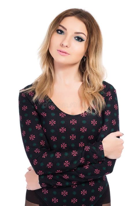 Jeune Fille Blonde Ravissante Photo stock Image du blonde modèle