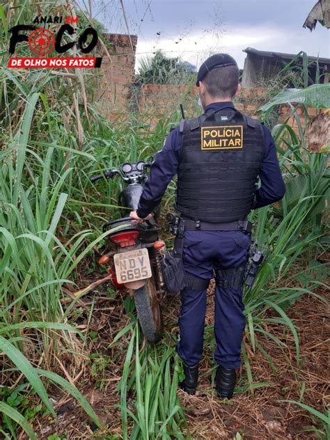 Guarnição da PM recupera em Jaru motocicleta furtada em Mirante da