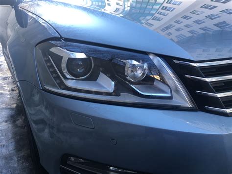 Пленка полиуретан на фары — Volkswagen Passat B7, 1,4 л, 2011 года ...
