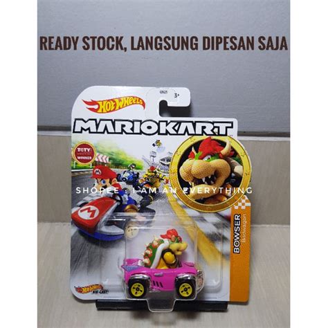 Hot Wheels Mario Kart Bowser Badwagon Hotwheels Marikoart Original Mattel Shopee Malaysia