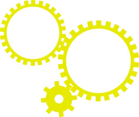 Gear Clipart Yellow Gear Gear Yellow Gear Transparent Free For Bcd