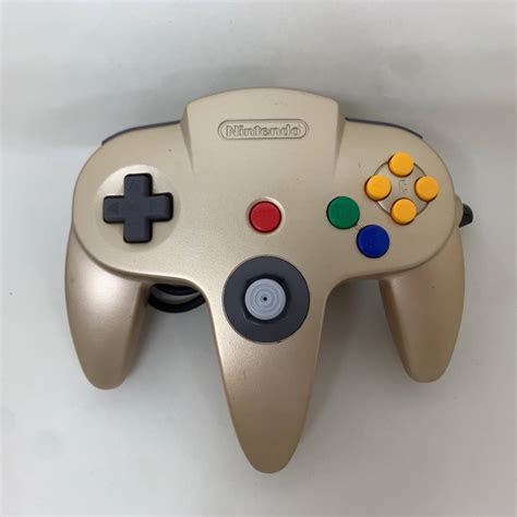 ニンテンドー64 コントローラー Nus 005 ゴールド Nintendo N64 本体、アクセサリー ｜売買されたオークション情報