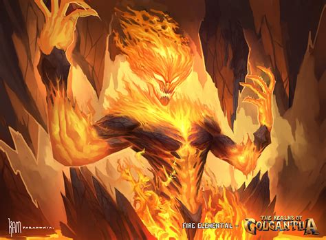 Fire Elemental Art
