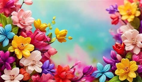 Premium Photo Colorful Spring Background Image