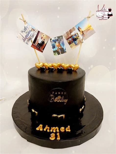 Birthday Cake For Him Decorated Cake By Noha Sami Cakesdecor